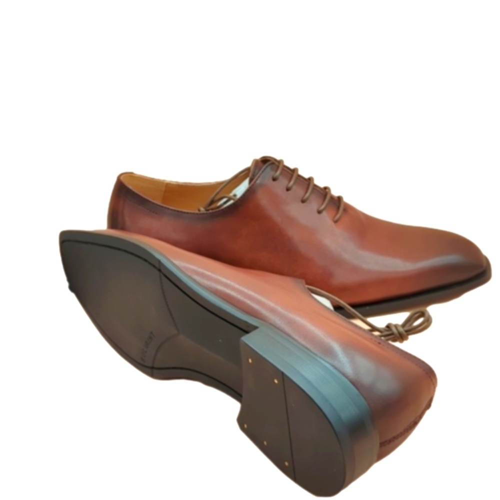 Mens Shoes Size 11 Brown Leather Whole Cut  Bolvaint Tarragona Mens Oxford - Picture 7 of 13